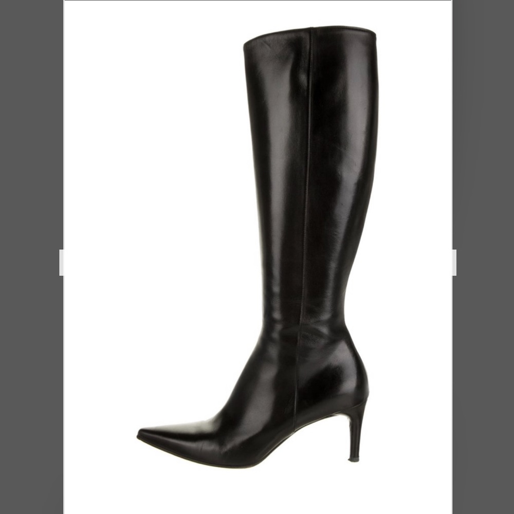 GUCCI LEATHER KNEE HIGH BOOTS 🖤